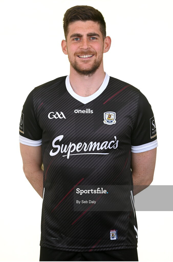 13 April 2023; Goalkeeper Connor Gleeson during a Galway football squad portrait session at Milltown GAA in Galway. Photo by Seb Daly/Sportsfile