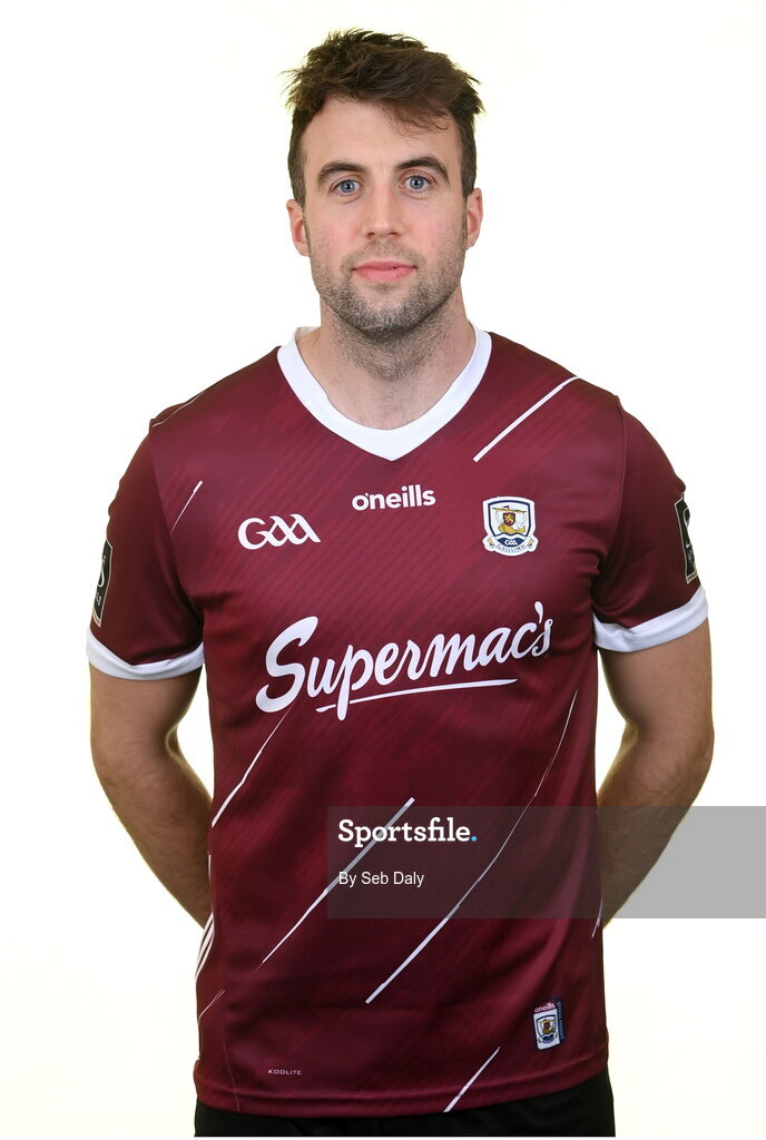 13 April 2023; Paul Conroy during a Galway football squad portrait session at Milltown GAA in Galway. Photo by Seb Daly/Sportsfile