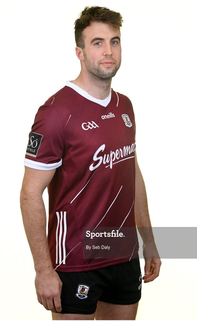 13 April 2023; Paul Conroy during a Galway football squad portrait session at Milltown GAA in Galway. Photo by Seb Daly/Sportsfile