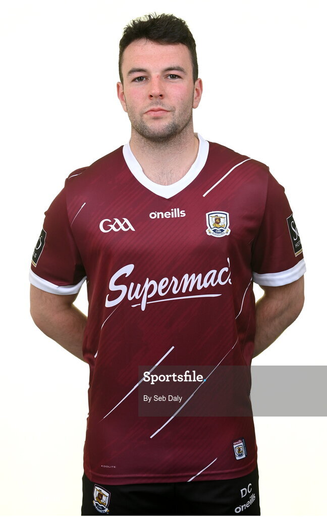 13 April 2023; Dessie Conneely during a Galway football squad portrait session at Milltown GAA in Galway. Photo by Seb Daly/Sportsfile