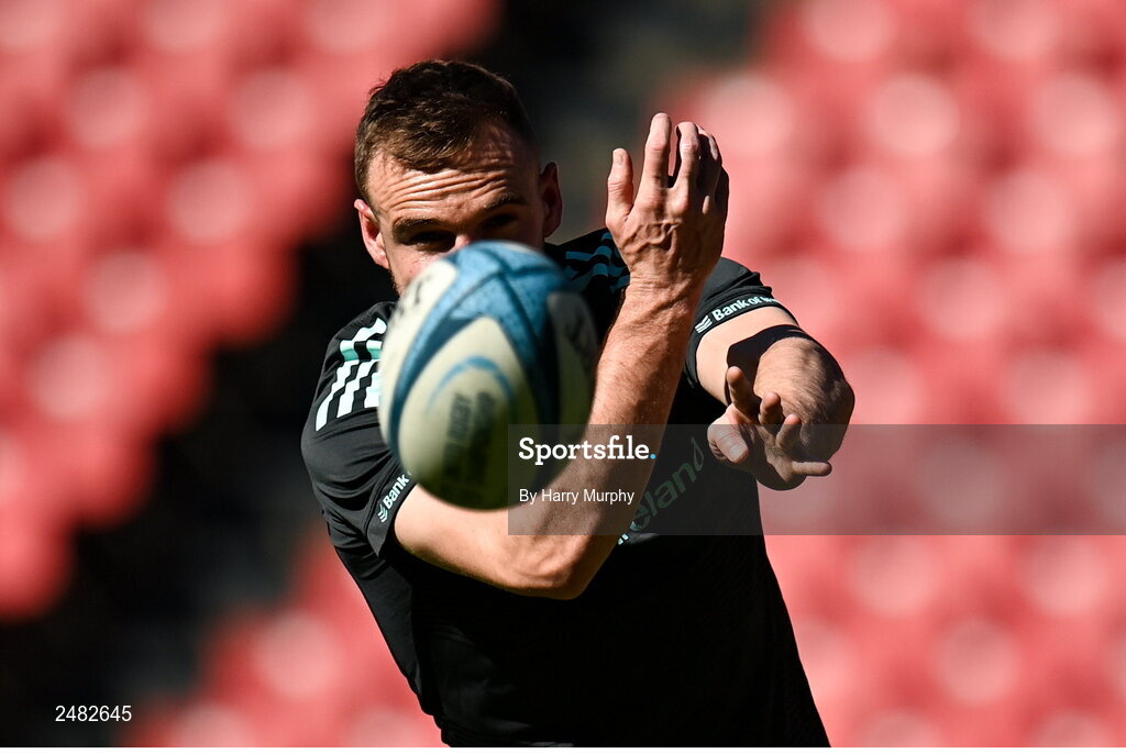 14 April 2023; Nick McCarthy during the Leinster Rugby captain's run at Emirates Airlines Park in Johannesburg, South Africa. Photo by Harry Murphy/Sportsfile