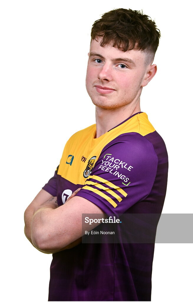 6 March 2023; Conor Foley during a Wexford hurling squad portrait session at Wexford GAA Centre of Excellence in Ferns, Wexford. Photo by Eóin Noonan/Sportsfile