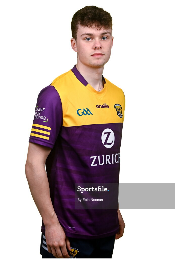 6 March 2023; Oisin Pepper during a Wexford hurling squad portrait session at Wexford GAA Centre of Excellence in Ferns, Wexford. Photo by Eóin Noonan/Sportsfile