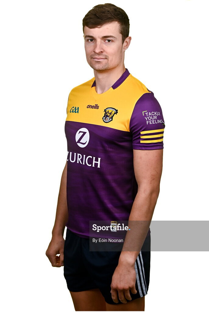 6 March 2023; Jack O'Connor during a Wexford hurling squad portrait session at Wexford GAA Centre of Excellence in Ferns, Wexford. Photo by Eóin Noonan/Sportsfile