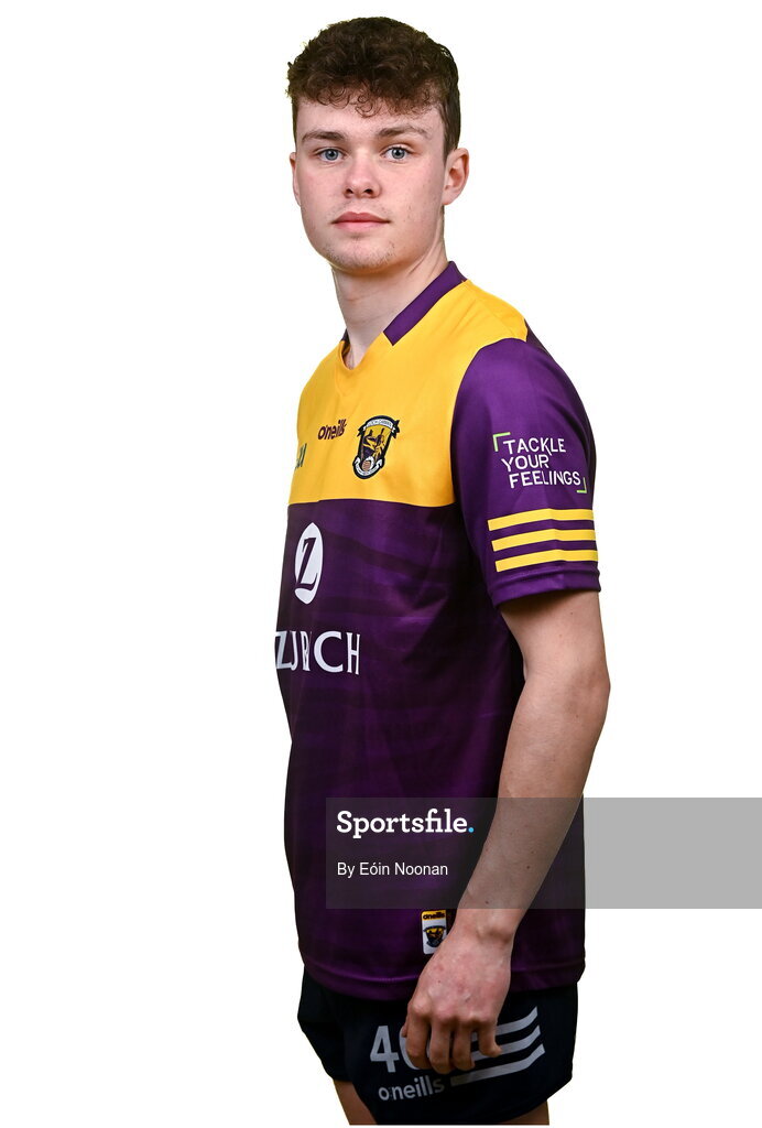 6 March 2023; Oisin Pepper during a Wexford hurling squad portrait session at Wexford GAA Centre of Excellence in Ferns, Wexford. Photo by Eóin Noonan/Sportsfile