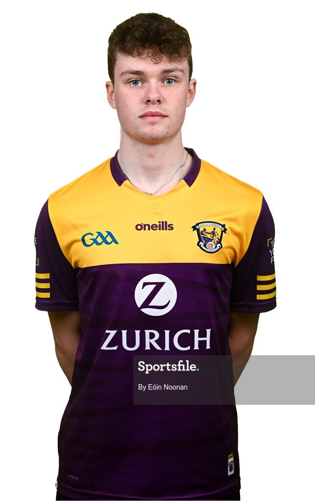 6 March 2023; Oisin Pepper during a Wexford hurling squad portrait session at Wexford GAA Centre of Excellence in Ferns, Wexford. Photo by Eóin Noonan/Sportsfile