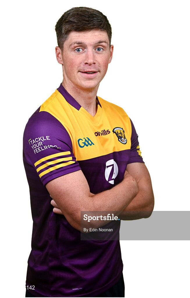 6 March 2023; Conor McDonald during a Wexford hurling squad portrait session at Wexford GAA Centre of Excellence in Ferns, Wexford. Photo by Eóin Noonan/Sportsfile
