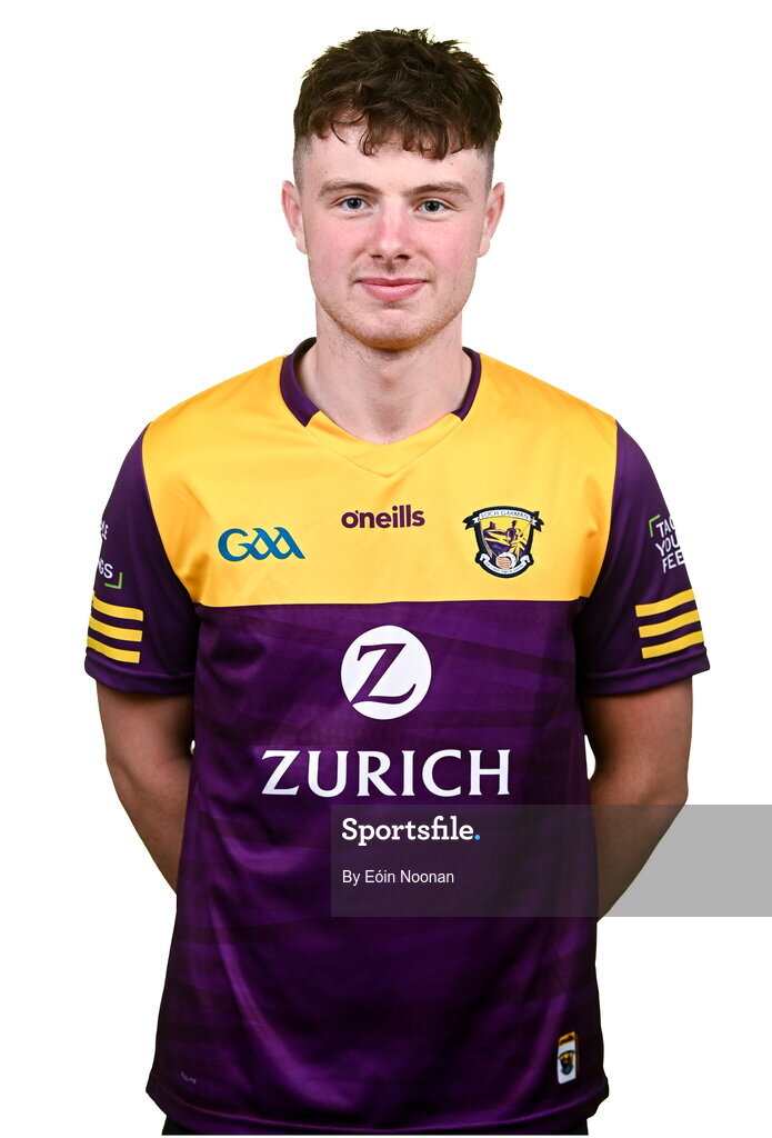 6 March 2023; Conor Foley during a Wexford hurling squad portrait session at Wexford GAA Centre of Excellence in Ferns, Wexford. Photo by Eóin Noonan/Sportsfile