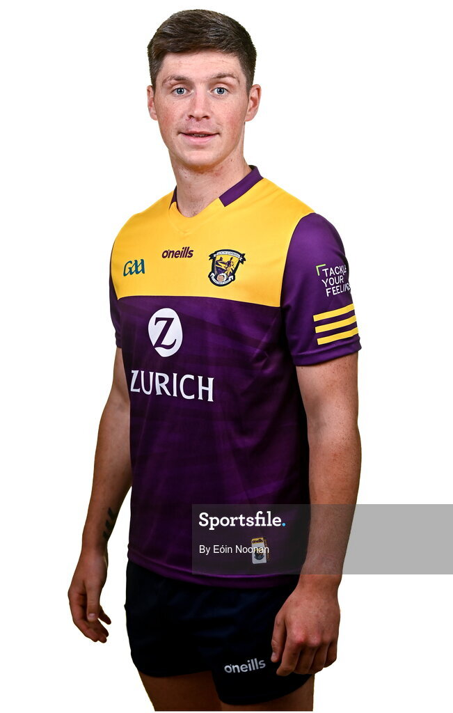 6 March 2023; Conor McDonald during a Wexford hurling squad portrait session at Wexford GAA Centre of Excellence in Ferns, Wexford. Photo by Eóin Noonan/Sportsfile
