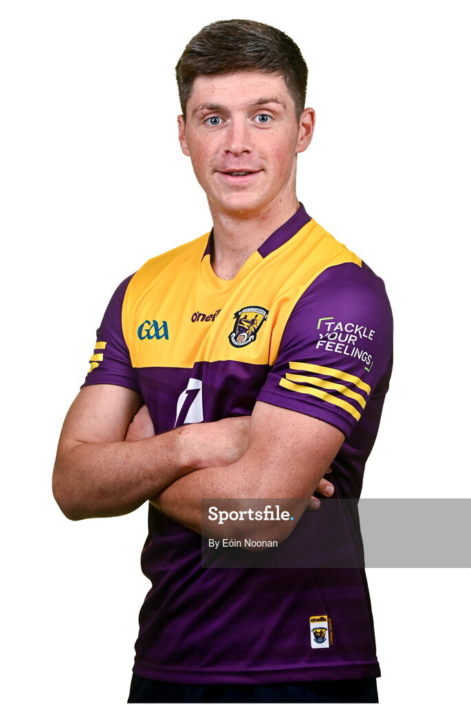 6 March 2023; Conor McDonald during a Wexford hurling squad portrait session at Wexford GAA Centre of Excellence in Ferns, Wexford. Photo by Eóin Noonan/Sportsfile