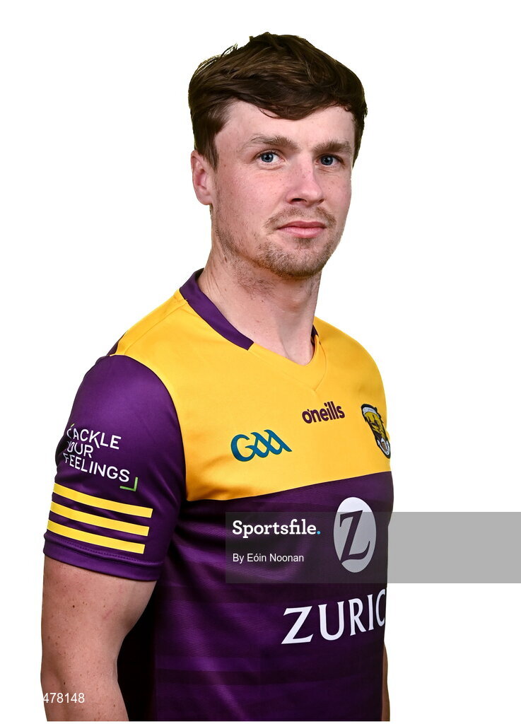6 March 2023; Ian Carty during a Wexford hurling squad portrait session at Wexford GAA Centre of Excellence in Ferns, Wexford. Photo by Eóin Noonan/Sportsfile