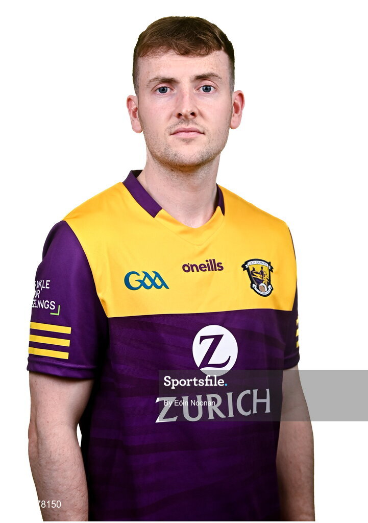 6 March 2023; Conall Clancy during a Wexford hurling squad portrait session at Wexford GAA Centre of Excellence in Ferns, Wexford. Photo by Eóin Noonan/Sportsfile