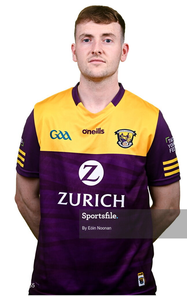6 March 2023; Conall Clancy during a Wexford hurling squad portrait session at Wexford GAA Centre of Excellence in Ferns, Wexford. Photo by Eóin Noonan/Sportsfile