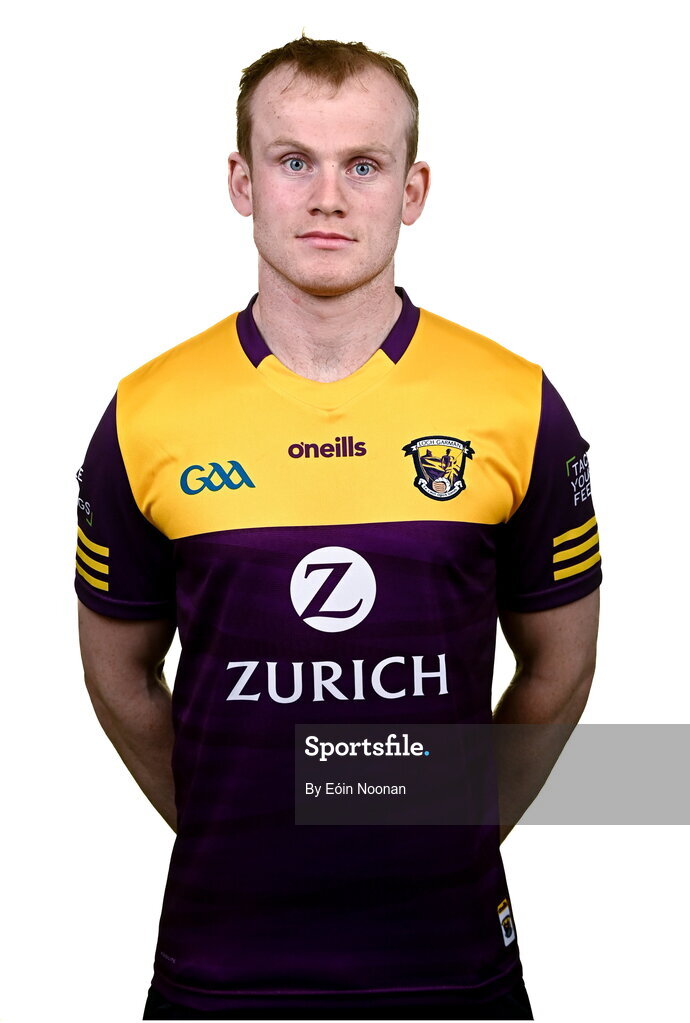 6 March 2023; Simon Donohoe during a Wexford hurling squad portrait session at Wexford GAA Centre of Excellence in Ferns, Wexford. Photo by Eóin Noonan/Sportsfile