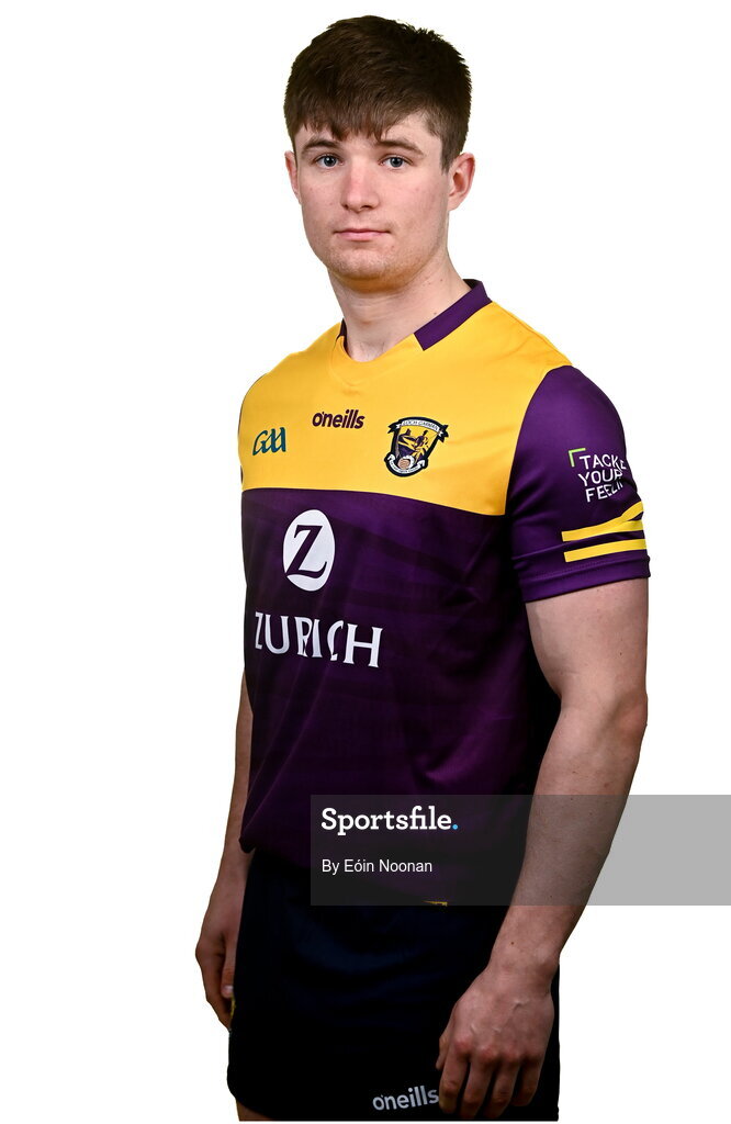 6 March 2023; Ross Banville during a Wexford hurling squad portrait session at Wexford GAA Centre of Excellence in Ferns, Wexford. Photo by Eóin Noonan/Sportsfile