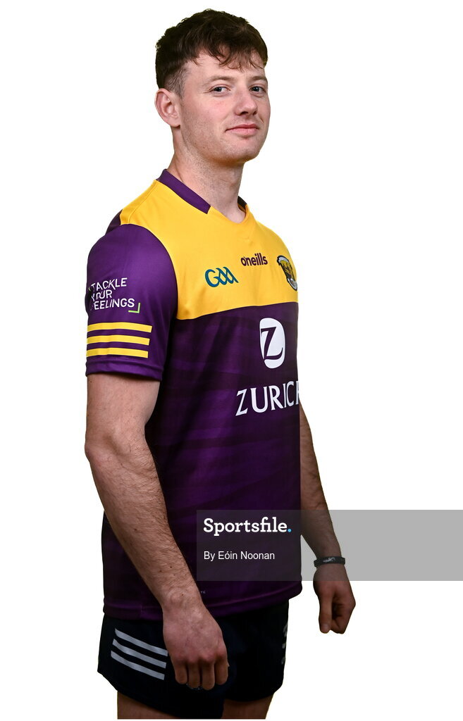 6 March 2023; Rory Higgins during a Wexford hurling squad portrait session at Wexford GAA Centre of Excellence in Ferns, Wexford. Photo by Eóin Noonan/Sportsfile