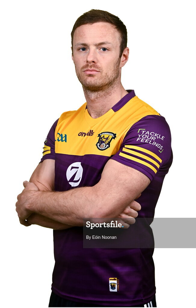 6 March 2023; Matthew O'Hanlon during a Wexford hurling squad portrait session at Wexford GAA Centre of Excellence in Ferns, Wexford. Photo by Eóin Noonan/Sportsfile