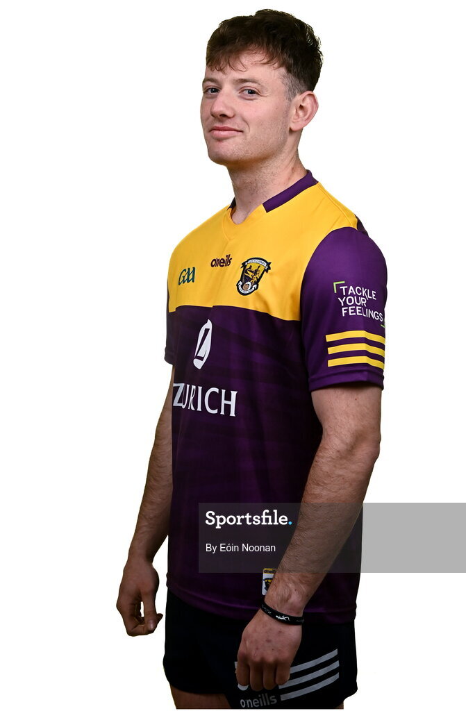 6 March 2023; Rory Higgins during a Wexford hurling squad portrait session at Wexford GAA Centre of Excellence in Ferns, Wexford. Photo by Eóin Noonan/Sportsfile