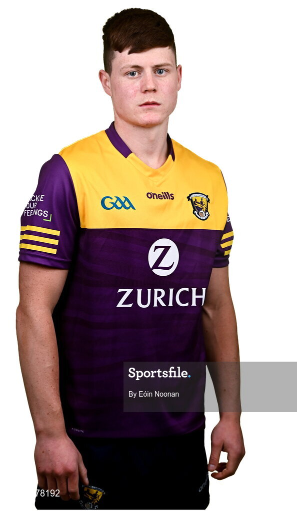 6 March 2023; Kyle Scallan during a Wexford hurling squad portrait session at Wexford GAA Centre of Excellence in Ferns, Wexford. Photo by Eóin Noonan/Sportsfile