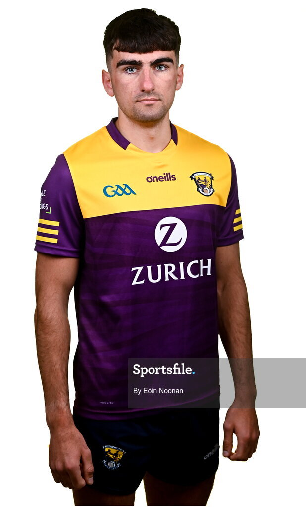 6 March 2023; Tomás Kinsella during a Wexford hurling squad portrait session at Wexford GAA Centre of Excellence in Ferns, Wexford. Photo by Eóin Noonan/Sportsfile