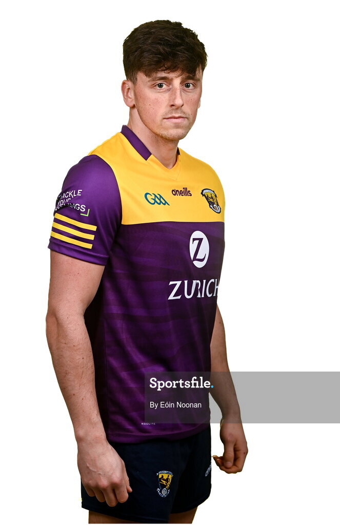 6 March 2023; Damien Reck during a Wexford hurling squad portrait session at Wexford GAA Centre of Excellence in Ferns, Wexford. Photo by Eóin Noonan/Sportsfile