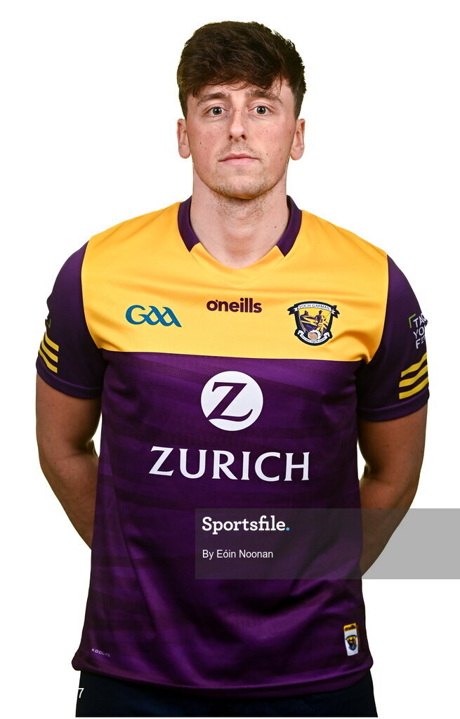 6 March 2023; Damien Reck during a Wexford hurling squad portrait session at Wexford GAA Centre of Excellence in Ferns, Wexford. Photo by Eóin Noonan/Sportsfile