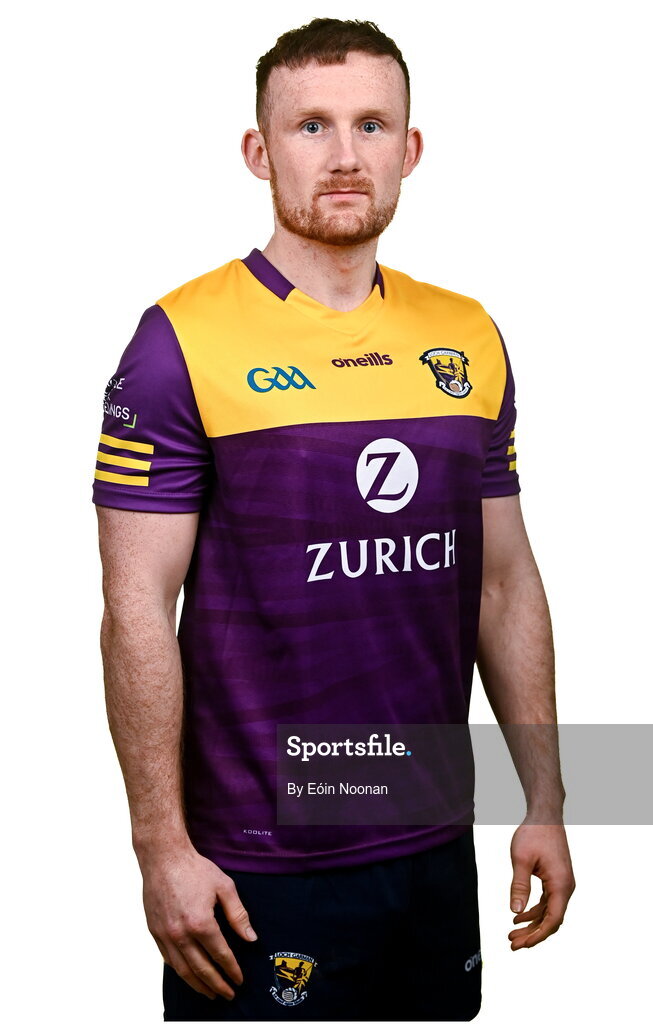 6 March 2023; David Clarke during a Wexford hurling squad portrait session at Wexford GAA Centre of Excellence in Ferns, Wexford. Photo by Eóin Noonan/Sportsfile