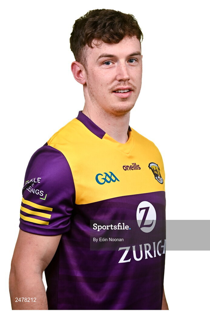 6 March 2023; Cathal Dunbar during a Wexford hurling squad portrait session at Wexford GAA Centre of Excellence in Ferns, Wexford. Photo by Eóin Noonan/Sportsfile