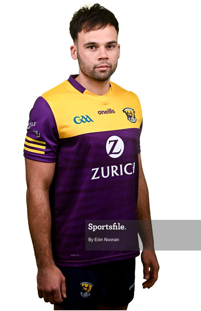 6 March 2023; Conor Devitt during a Wexford hurling squad portrait session at Wexford GAA Centre of Excellence in Ferns, Wexford. Photo by Eóin Noonan/Sportsfile
