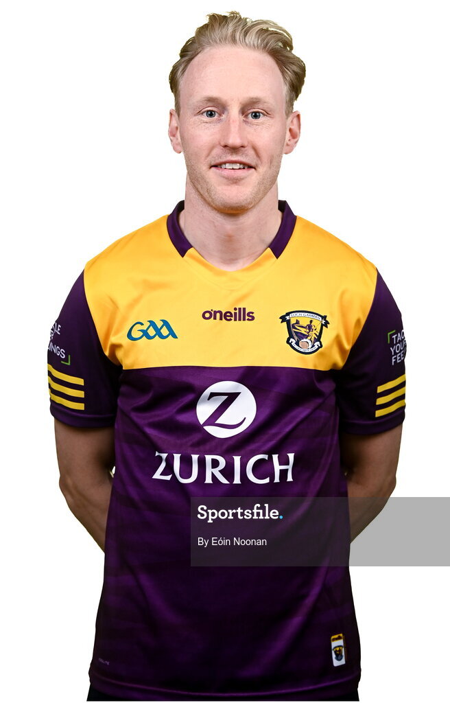 6 March 2023; Diarmud O'Keeffe during a Wexford hurling squad portrait session at Wexford GAA Centre of Excellence in Ferns, Wexford. Photo by Eóin Noonan/Sportsfile