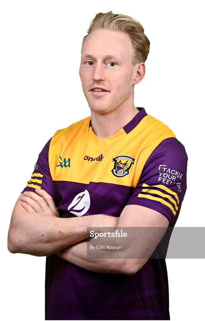 6 March 2023; Diarmud O'Keeffe during a Wexford hurling squad portrait session at Wexford GAA Centre of Excellence in Ferns, Wexford. Photo by Eóin Noonan/Sportsfile