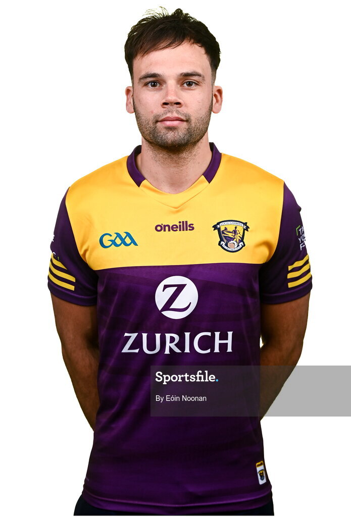 6 March 2023; Conor Devitt during a Wexford hurling squad portrait session at Wexford GAA Centre of Excellence in Ferns, Wexford. Photo by Eóin Noonan/Sportsfile