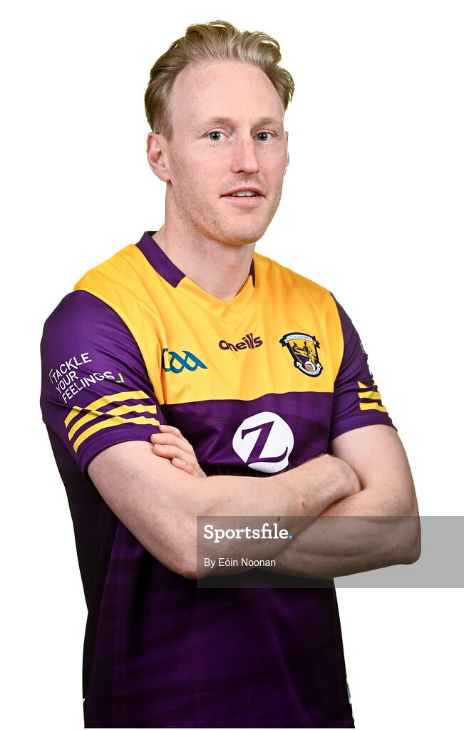 6 March 2023; Diarmud O'Keeffe during a Wexford hurling squad portrait session at Wexford GAA Centre of Excellence in Ferns, Wexford. Photo by Eóin Noonan/Sportsfile