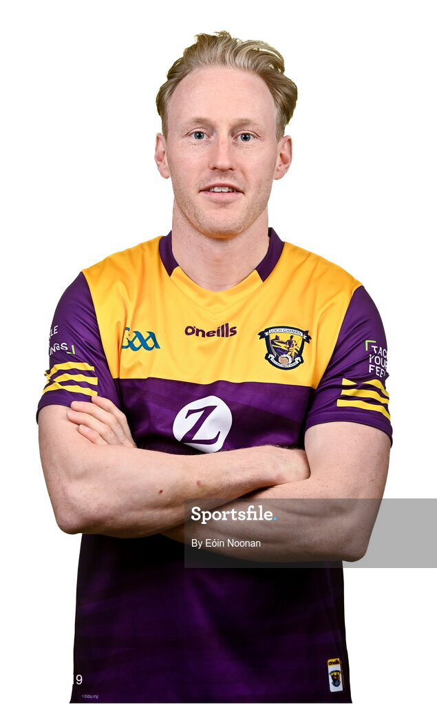 6 March 2023; Diarmud O'Keeffe during a Wexford hurling squad portrait session at Wexford GAA Centre of Excellence in Ferns, Wexford. Photo by Eóin Noonan/Sportsfile