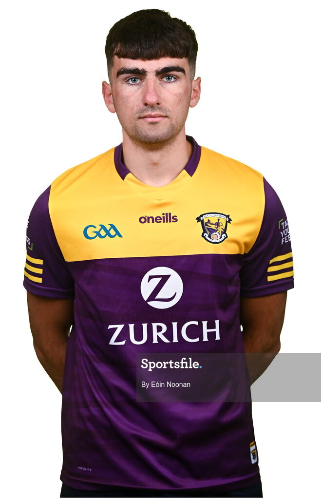 6 March 2023; Tomás Kinsella during a Wexford hurling squad portrait session at Wexford GAA Centre of Excellence in Ferns, Wexford. Photo by Eóin Noonan/Sportsfile
