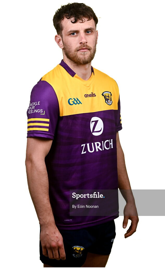 6 March 2023; Conor Herane during a Wexford hurling squad portrait session at Wexford GAA Centre of Excellence in Ferns, Wexford. Photo by Eóin Noonan/Sportsfile