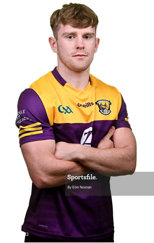 6 March 2023; Jack Doran during a Wexford hurling squad portrait session at Wexford GAA Centre of Excellence in Ferns, Wexford. Photo by Eóin Noonan/Sportsfile
