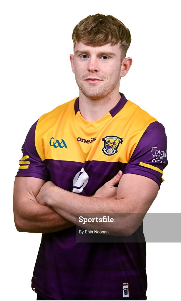 6 March 2023; Jack Doran during a Wexford hurling squad portrait session at Wexford GAA Centre of Excellence in Ferns, Wexford. Photo by Eóin Noonan/Sportsfile