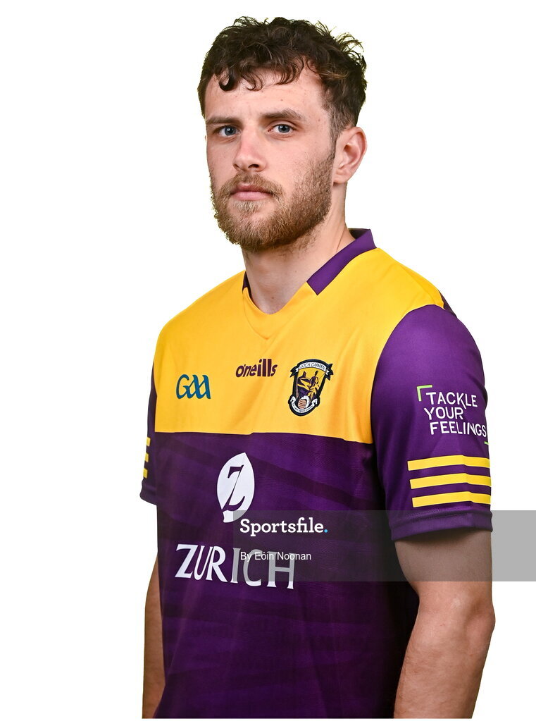 6 March 2023; Conor Herane during a Wexford hurling squad portrait session at Wexford GAA Centre of Excellence in Ferns, Wexford. Photo by Eóin Noonan/Sportsfile