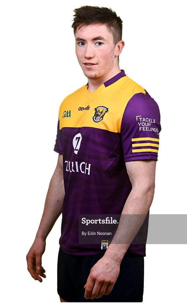 6 March 2023; Charlie McGuckin during a Wexford hurling squad portrait session at Wexford GAA Centre of Excellence in Ferns, Wexford. Photo by Eóin Noonan/Sportsfile