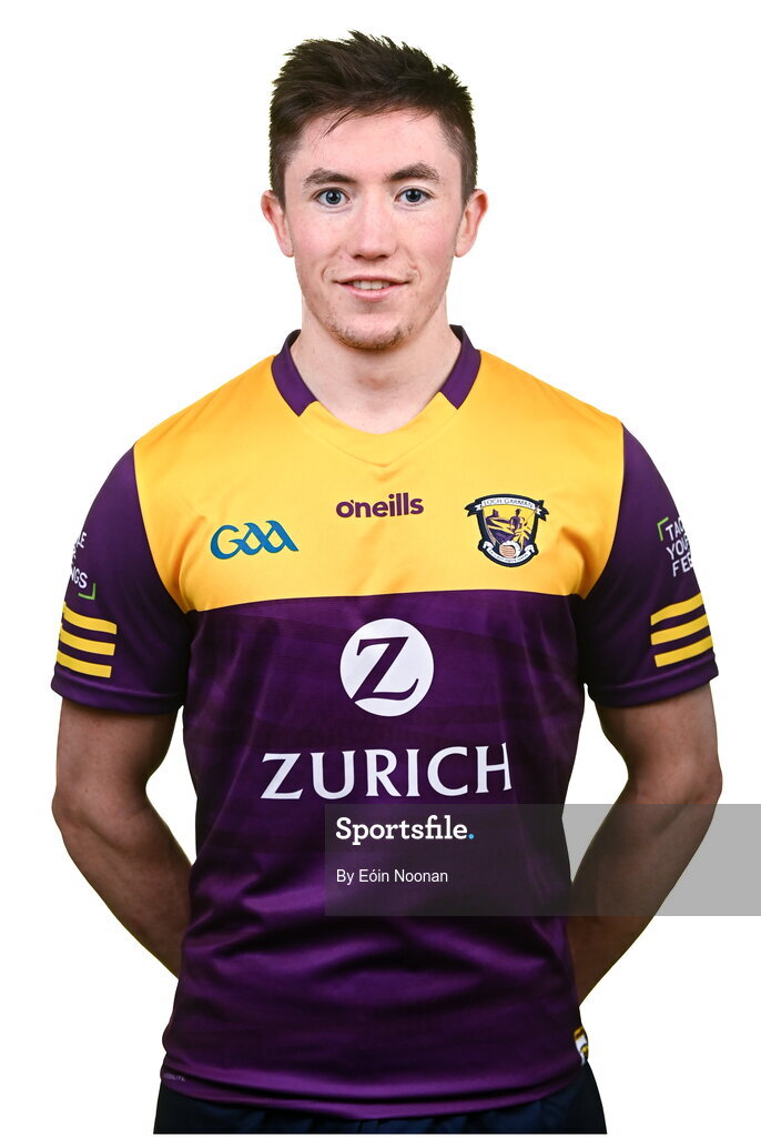 6 March 2023; Charlie McGuckin during a Wexford hurling squad portrait session at Wexford GAA Centre of Excellence in Ferns, Wexford. Photo by Eóin Noonan/Sportsfile