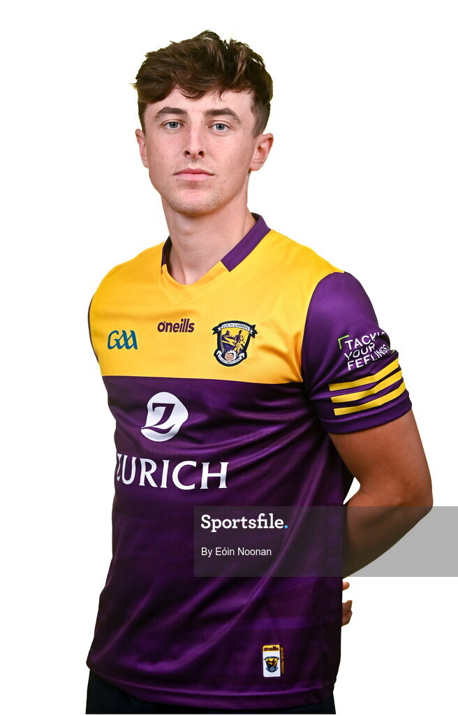 6 March 2023; Aodhan Doyle during a Wexford hurling squad portrait session at Wexford GAA Centre of Excellence in Ferns, Wexford. Photo by Eóin Noonan/Sportsfile