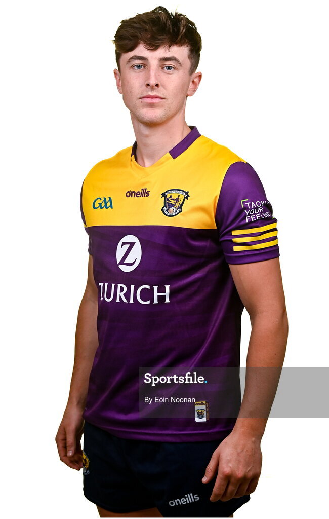 6 March 2023; Aodhan Doyle during a Wexford hurling squad portrait session at Wexford GAA Centre of Excellence in Ferns, Wexford. Photo by Eóin Noonan/Sportsfile