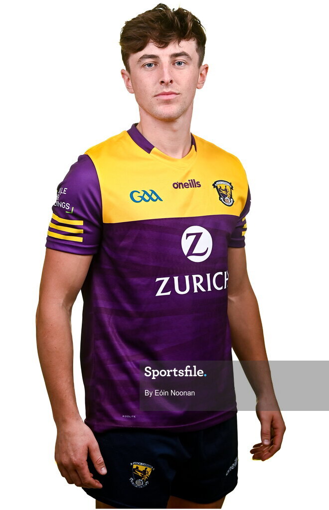 6 March 2023; Aodhan Doyle during a Wexford hurling squad portrait session at Wexford GAA Centre of Excellence in Ferns, Wexford. Photo by Eóin Noonan/Sportsfile
