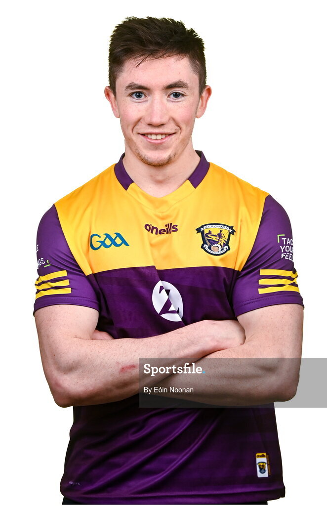 6 March 2023; Charlie McGuckin during a Wexford hurling squad portrait session at Wexford GAA Centre of Excellence in Ferns, Wexford. Photo by Eóin Noonan/Sportsfile