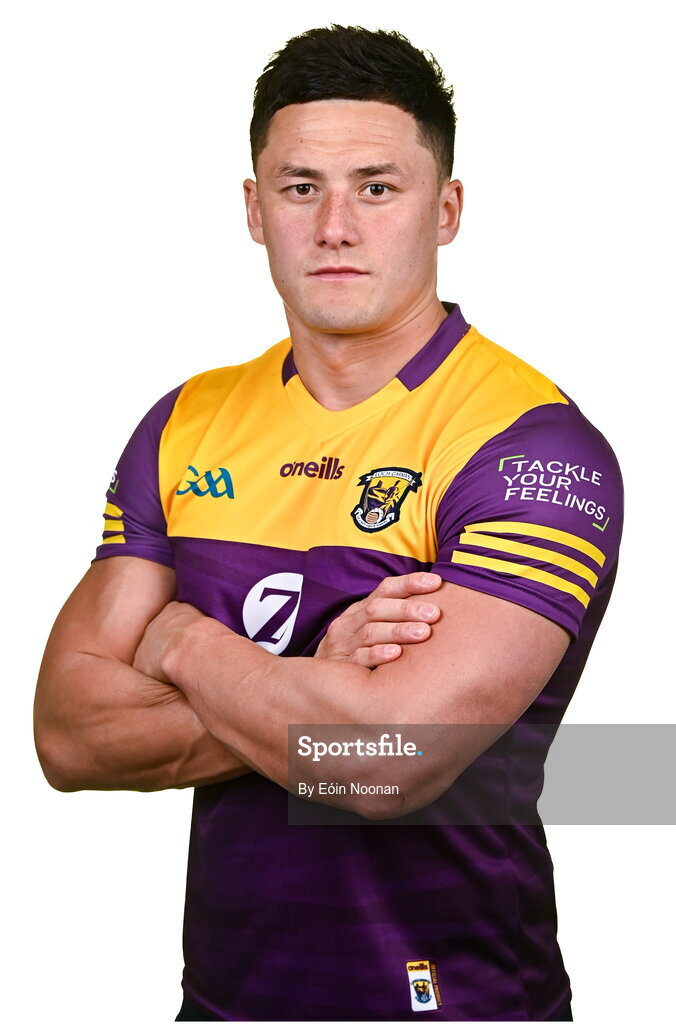 6 March 2023; Lee Chin during a Wexford hurling squad portrait session at Wexford GAA Centre of Excellence in Ferns, Wexford. Photo by Eóin Noonan/Sportsfile