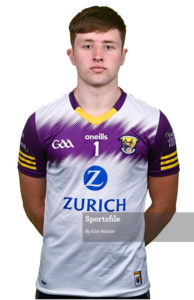 6 March 2023; Cian Byrne during a Wexford hurling squad portrait session at Wexford GAA Centre of Excellence in Ferns, Wexford. Photo by Eóin Noonan/Sportsfile