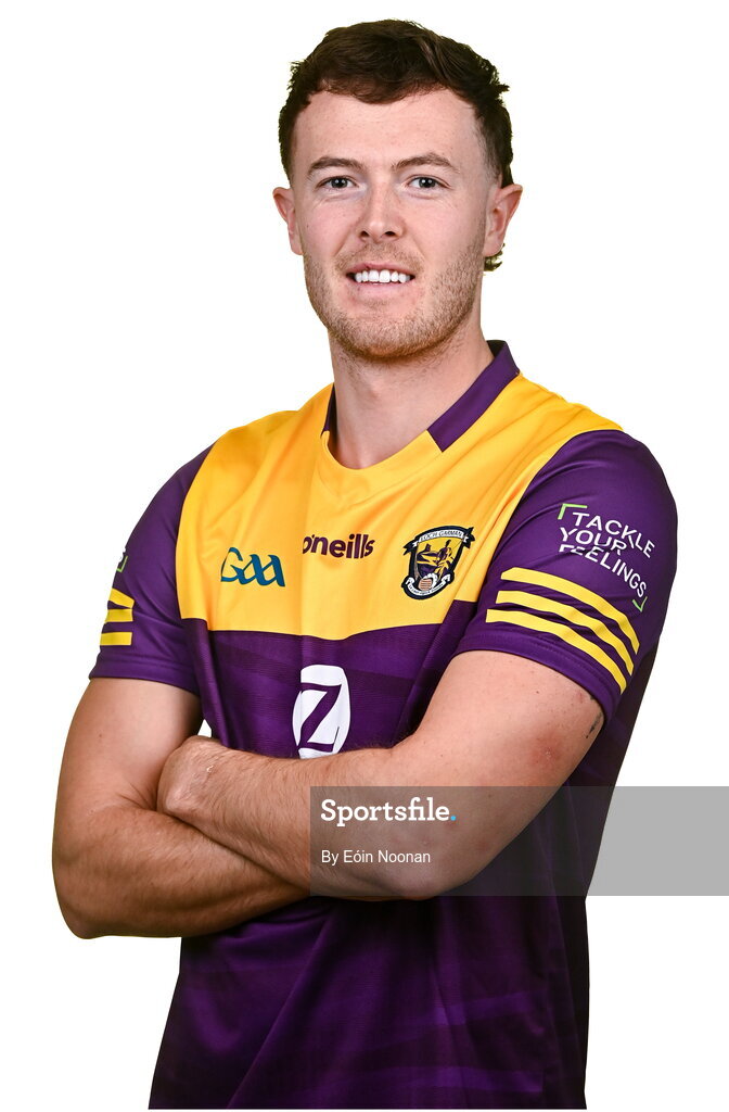 6 March 2023; Joe O'Connor during a Wexford hurling squad portrait session at Wexford GAA Centre of Excellence in Ferns, Wexford. Photo by Eóin Noonan/Sportsfile