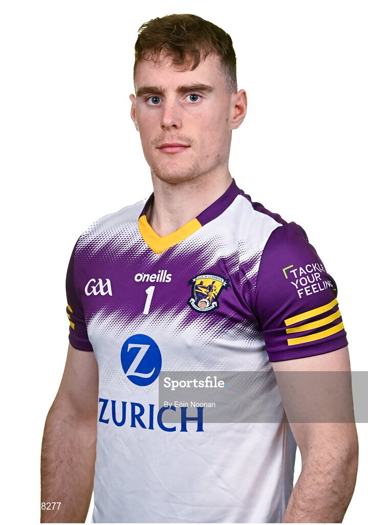 6 March 2023; James Lawlor during a Wexford hurling squad portrait session at Wexford GAA Centre of Excellence in Ferns, Wexford. Photo by Eóin Noonan/Sportsfile