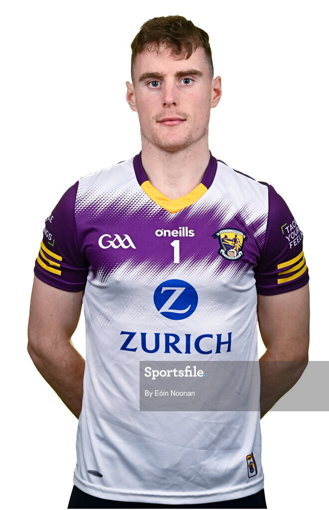 6 March 2023; James Lawlor during a Wexford hurling squad portrait session at Wexford GAA Centre of Excellence in Ferns, Wexford. Photo by Eóin Noonan/Sportsfile